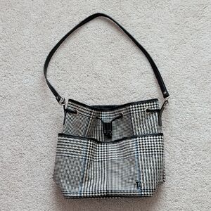 Lauren Ralph Lauren Houndstooth Bucket Bag